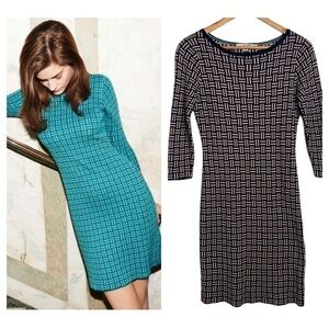 Boden Intarsia Knitted Tunic Dress Size 4R